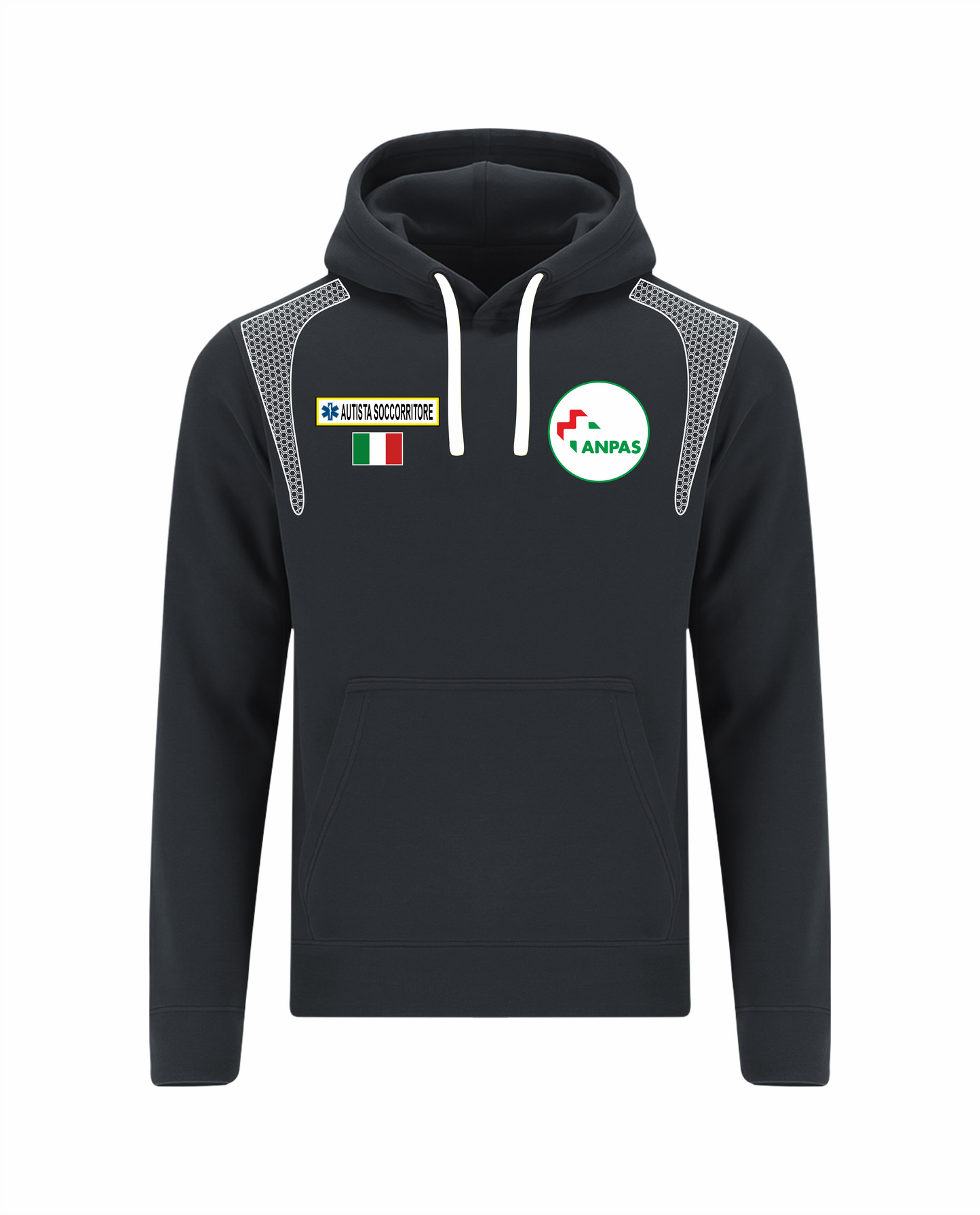 Felpa ESO con cappuccio blu scuro ANPAS