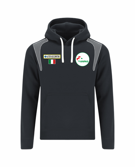 Felpa ESO con cappuccio blu scuro ANPAS