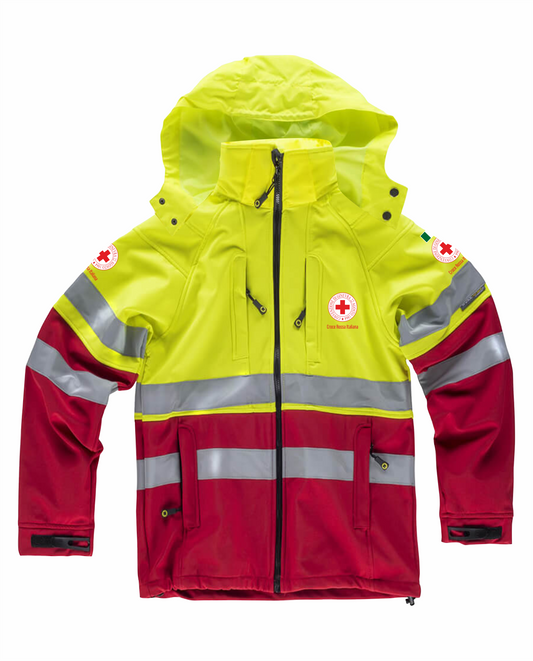 Z44 Giaccone in Softshell CROCE ROSSA ITALIANA