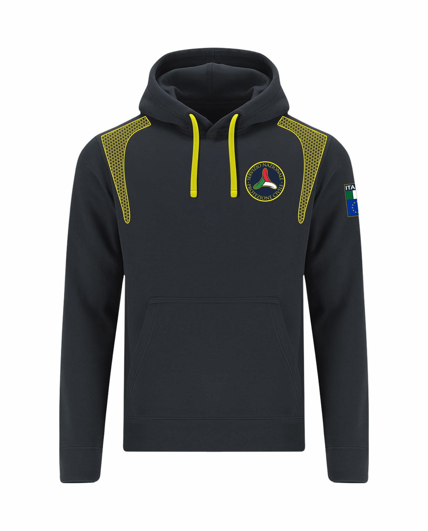 Felpa ESO con cappuccio blu scuro PROTEZIONE CIVILE