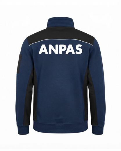 Felpa NIAG blu scuro ANPAS