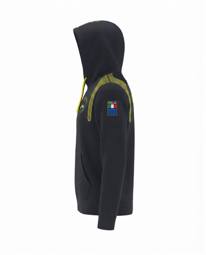 Felpa ESO con cappuccio blu scuro PROTEZIONE CIVILE