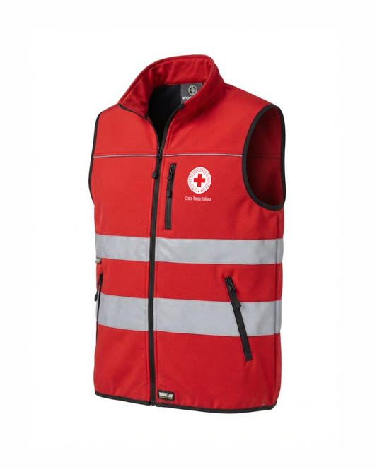 Z34 Gilet Softshell CROCE ROSSA ITALIANA