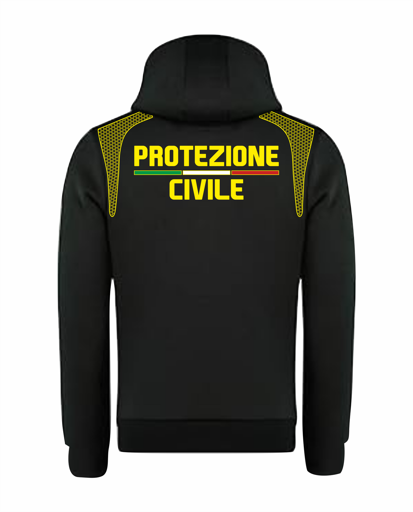 Felpa ESO con cappuccio blu scuro PROTEZIONE CIVILE