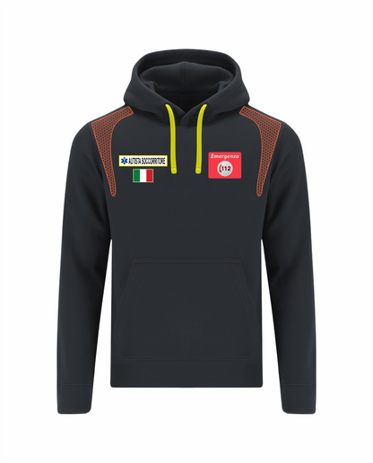 Felpa ESO con cappuccio blu scuro 112