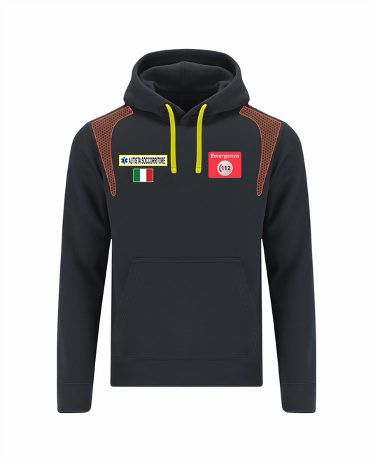 Felpa ESO con cappuccio blu scuro 112