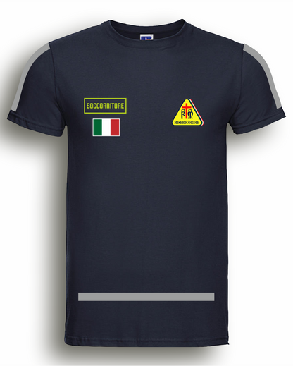 T-shirt alta visibilità rifrangente