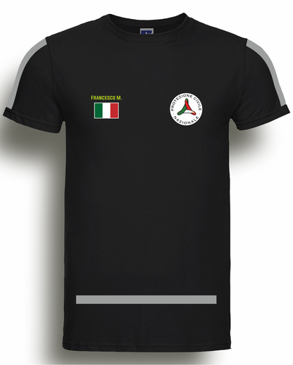 T-shirt PROTEZIONE CIVILE alta visibilità rifrangente