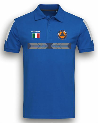 Polo PROTEZIONE CIVILE alta visibilità rifrangente