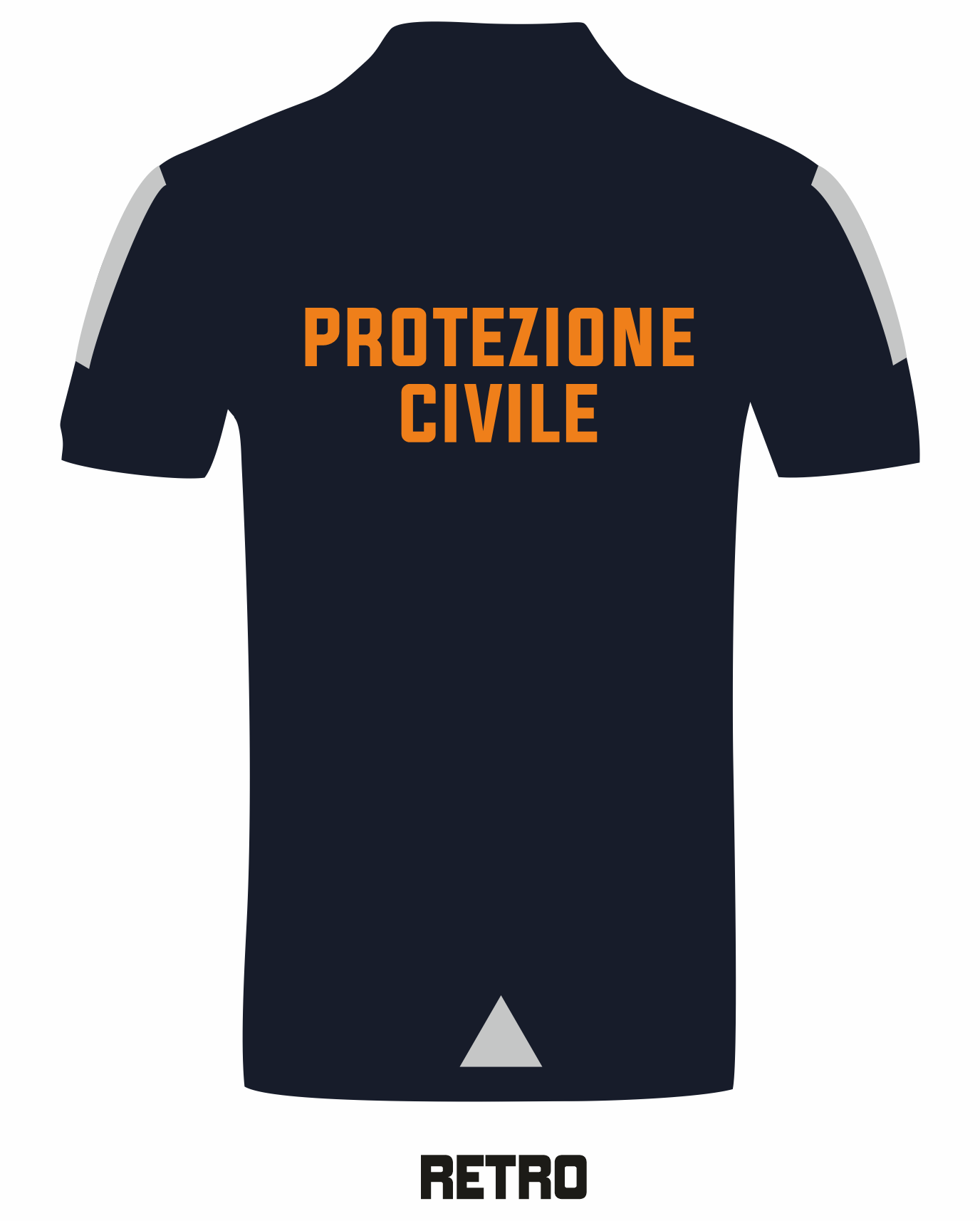Polo PROTEZIONE CIVILE alta visibilità rifrangente