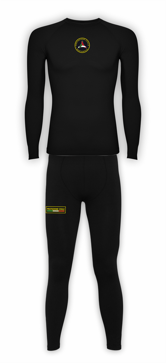 Completo termico traspirante della Protezione Civile
