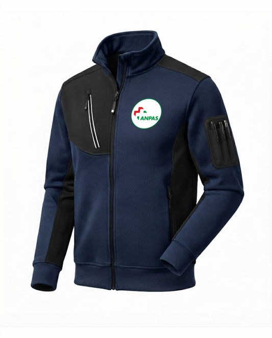 Felpa NIAG blu scuro ANPAS