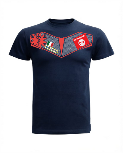 T-shirt C2 blu scuro 112