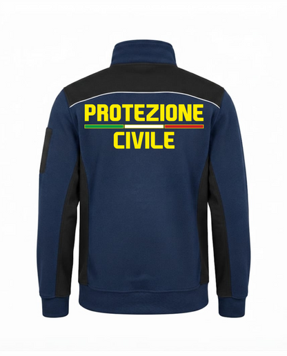 Felpa NIAG blu scuro PROTEZIONE CIVILE