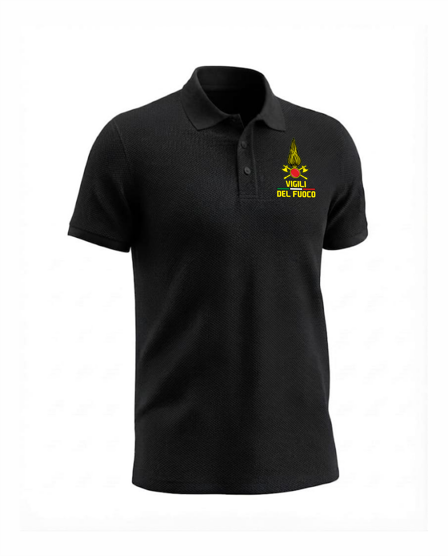 Polo  nera VIGILI DEL FUOCO