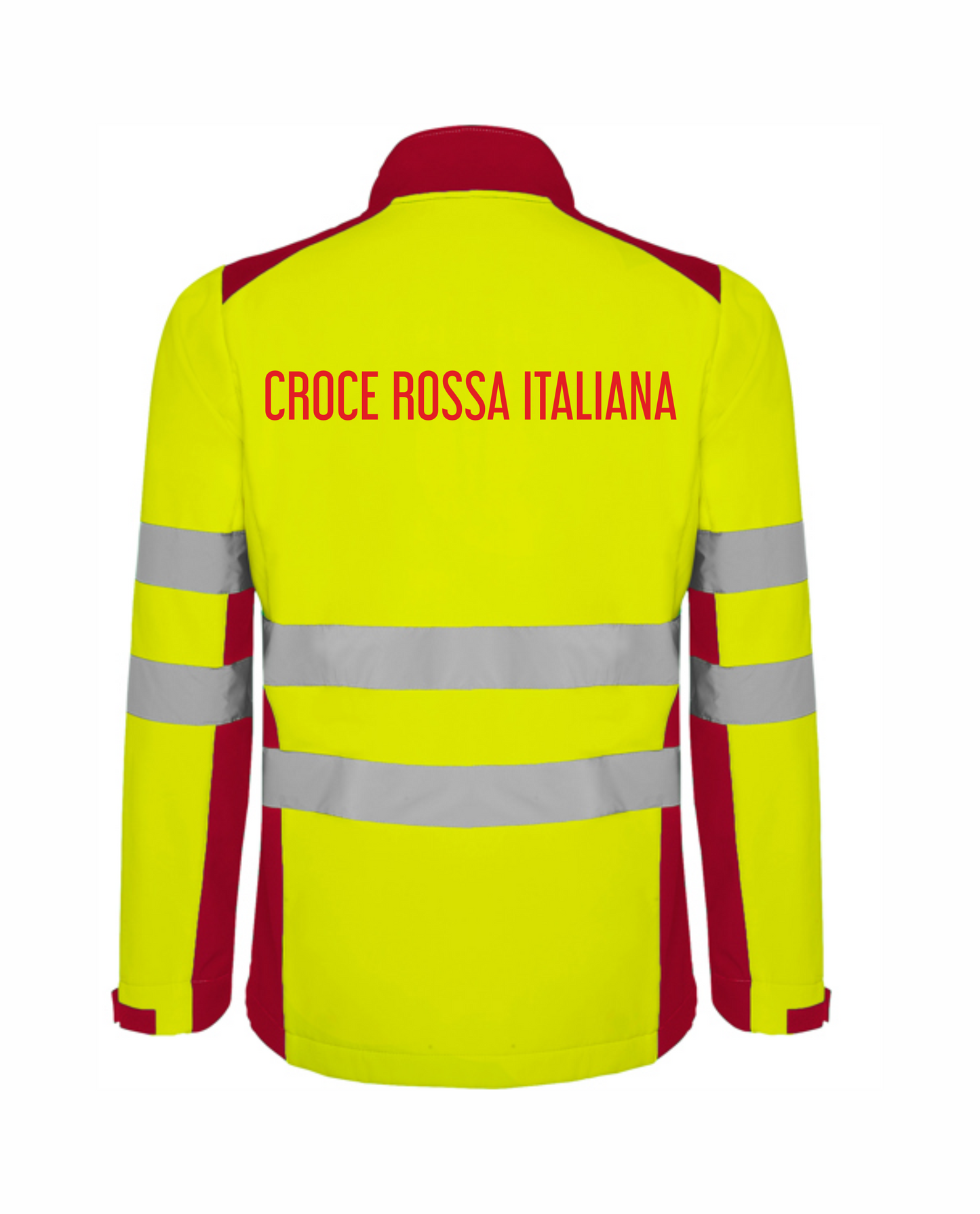 Giaccone softshell alta visibiltà