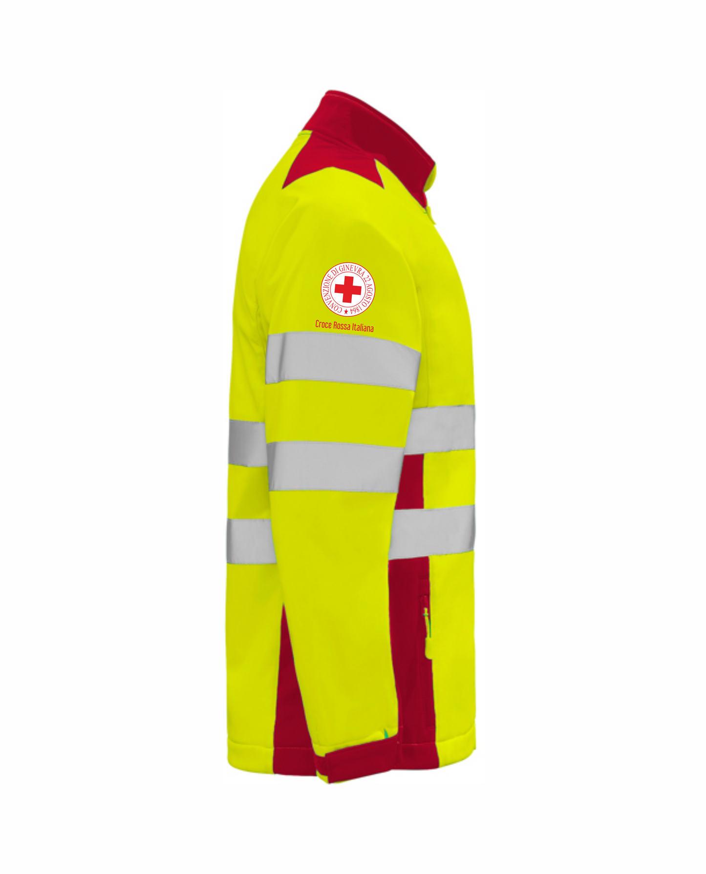 Giaccone softshell alta visibiltà