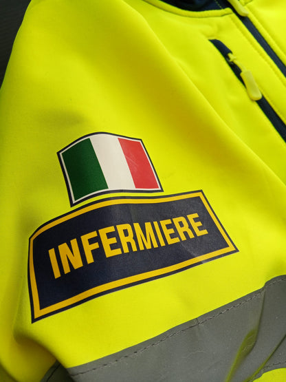 Giacca softshell alta visibiltà del 118 Soccorso Sanitario