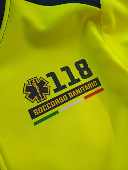 Giacca softshell alta visibiltà del 118 Soccorso Sanitario