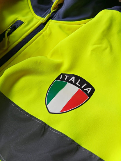 Giacca softshell alta visibiltà delle Misericordie
