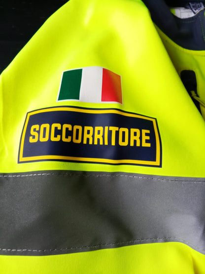 Giacca softshell alta visibiltà delle Misericordie