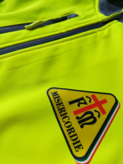 Giacca softshell alta visibiltà delle Misericordie