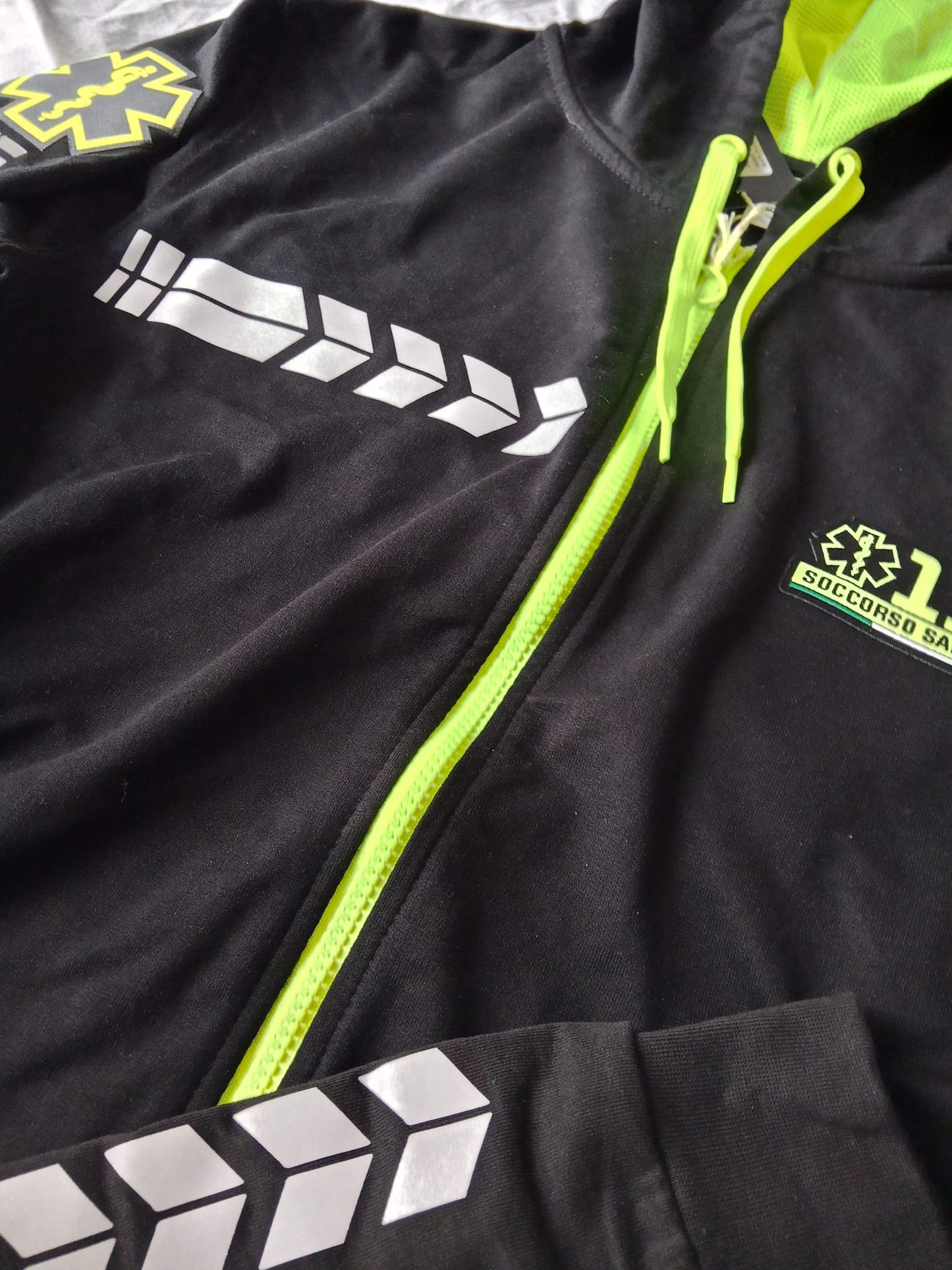 Tuta del 118 in alta visibilità