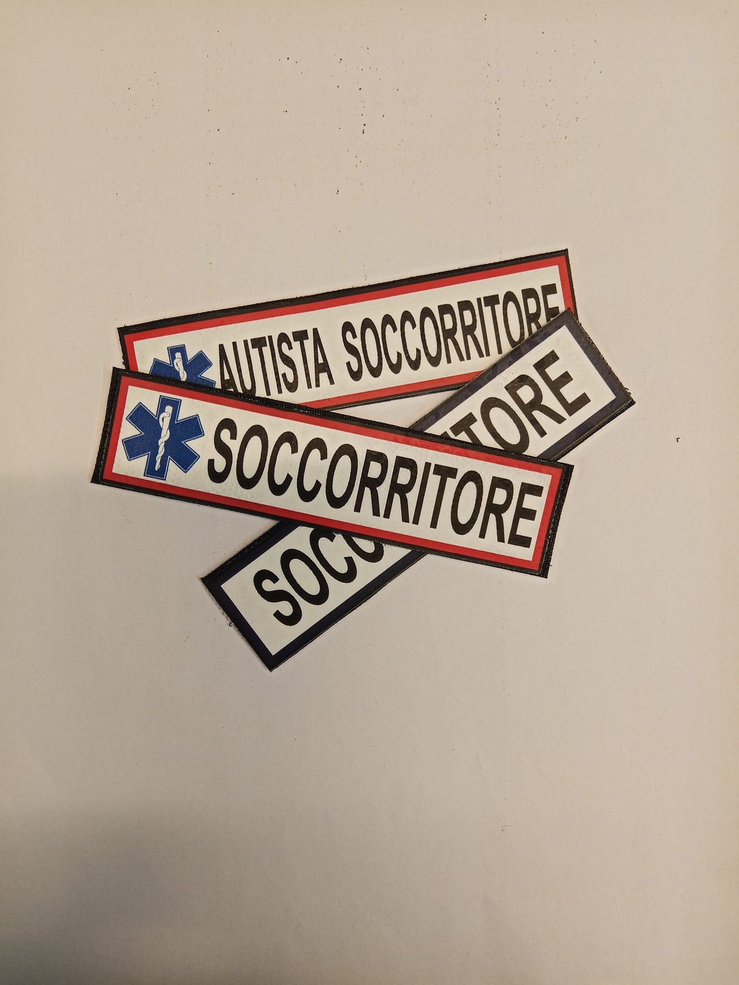 Toppa personalizzabile con velcro