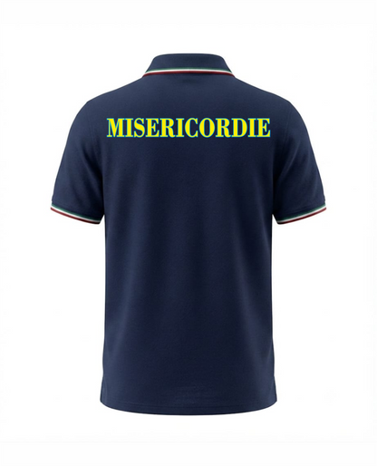 Polo TRIC blu scuro MISERICORDIE