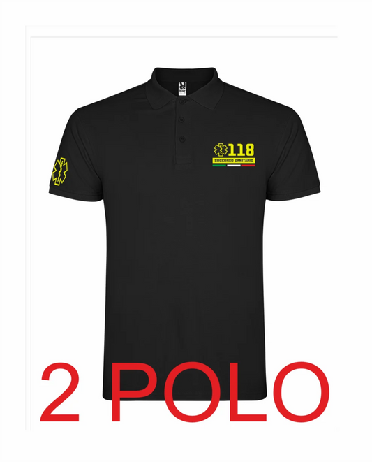 2 Polo in cotone Piquè del 118