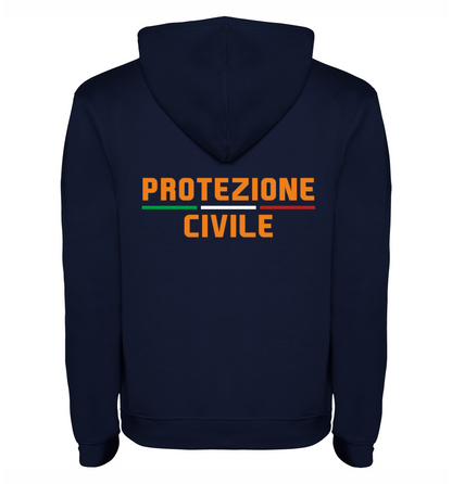 Felpa con cappuccio della PROTEZIONE CIVILE