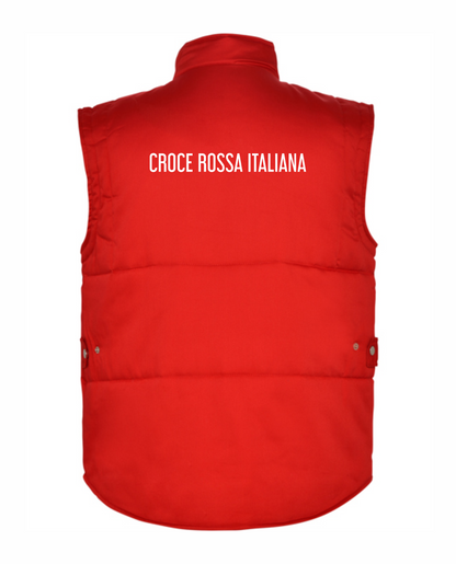 Giacca smanicata imbottita