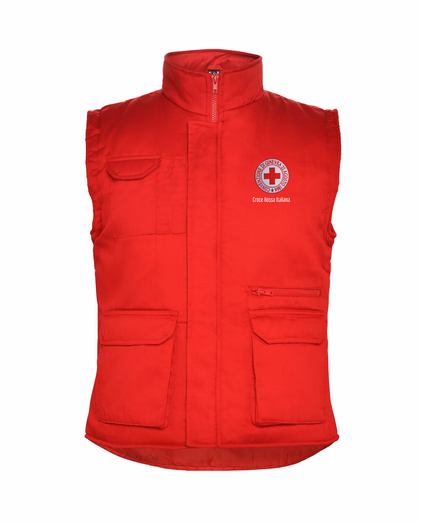 Giacca smanicata imbottita