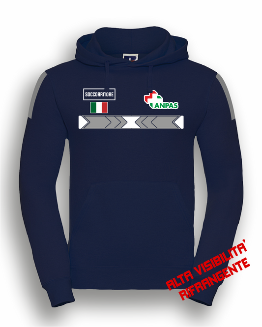 Felpa cappuccio ANPAS