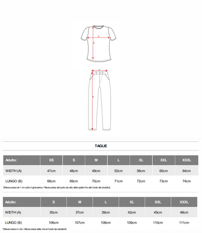 Completo da donna per Servizio Sanitario