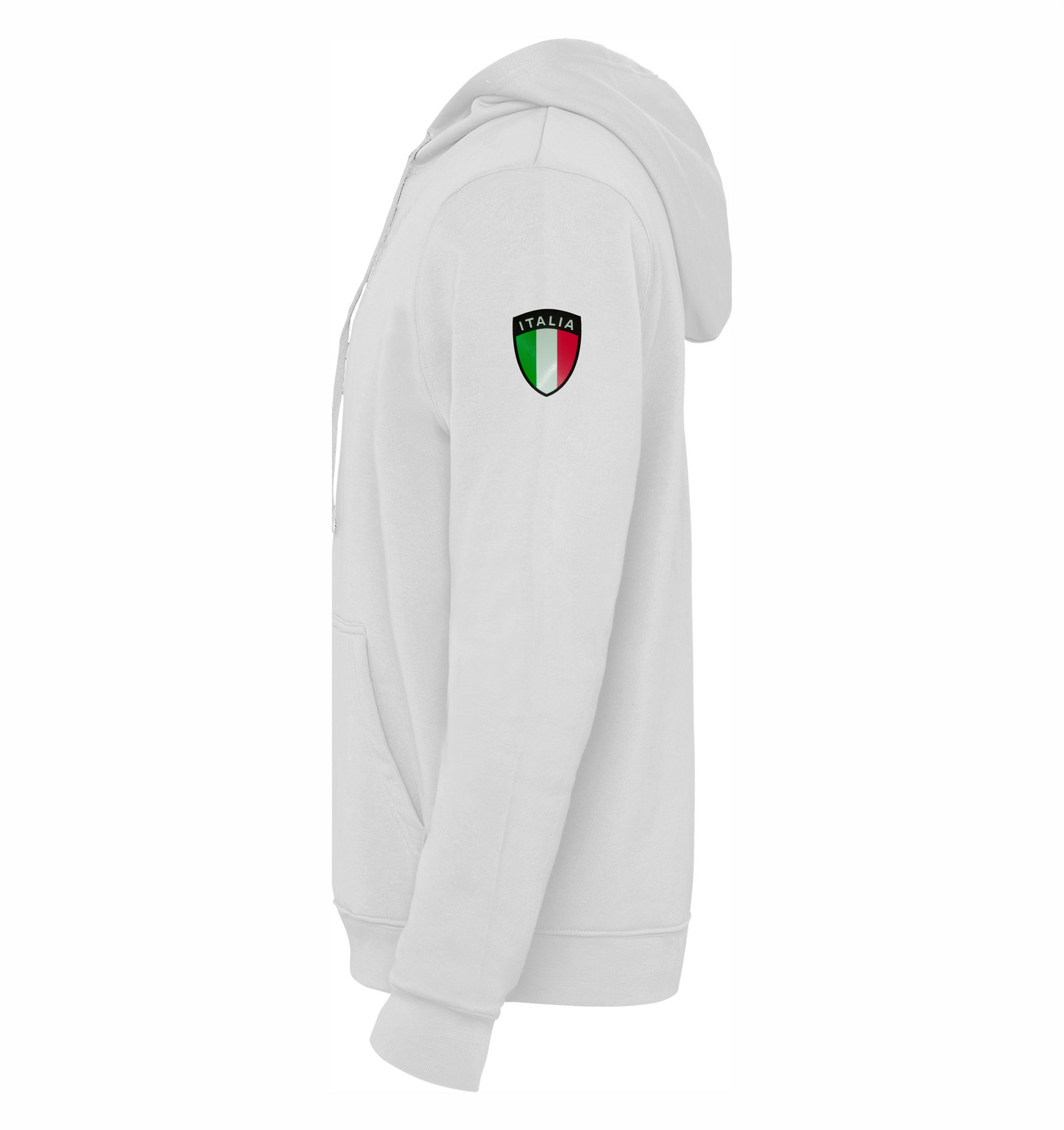 Felpa bianco con cappuccio del 118