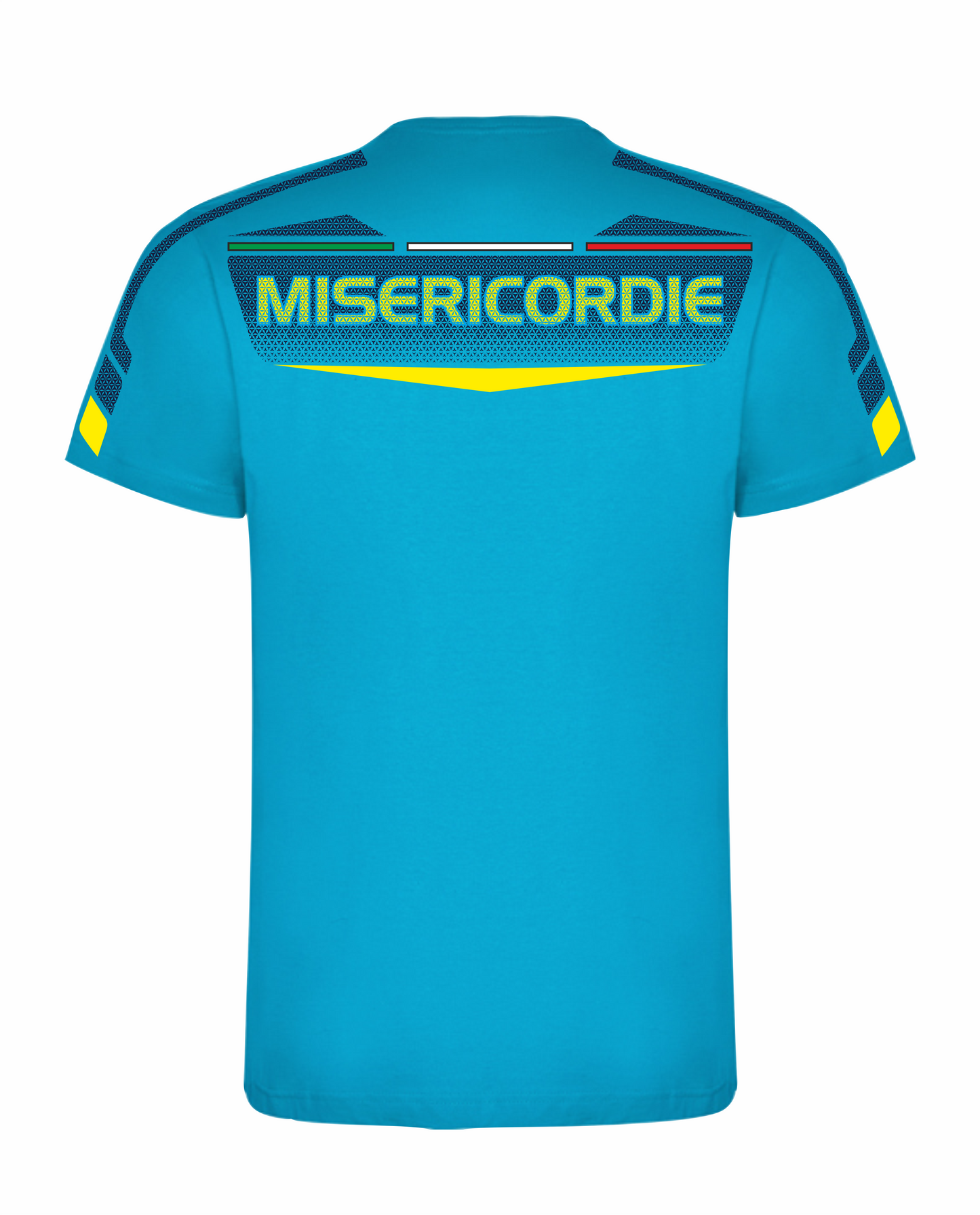 T-shirt Tecnica TRF azzurra Misericordie