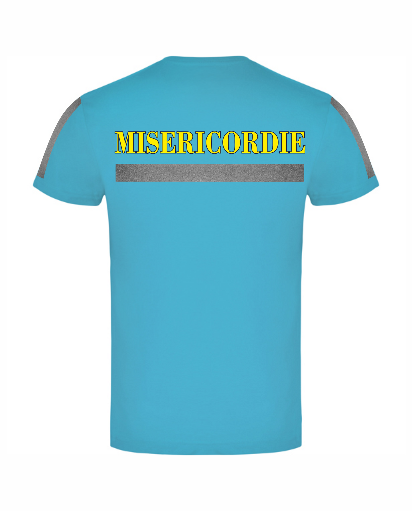 T-shirt azzurra Misericordie alta visibilità