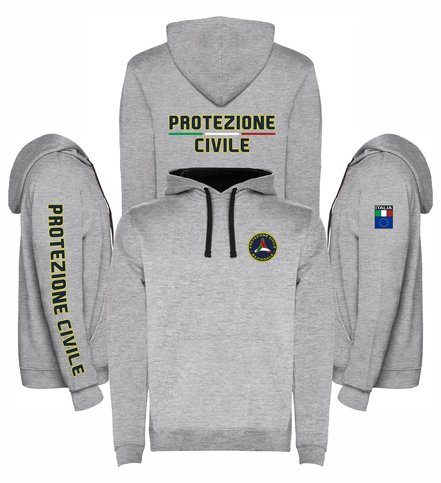 Felpa  con cappuccio della PROTEZIONE CIVILE