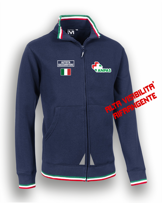 felpa zip anpas