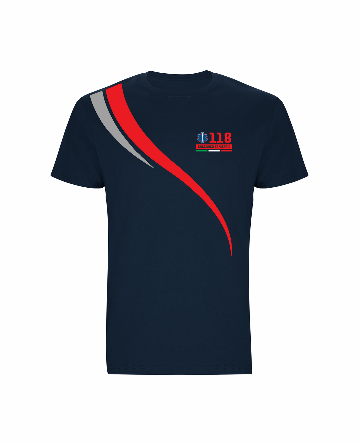 A10 T-shirt LINEAR blu scuro 118