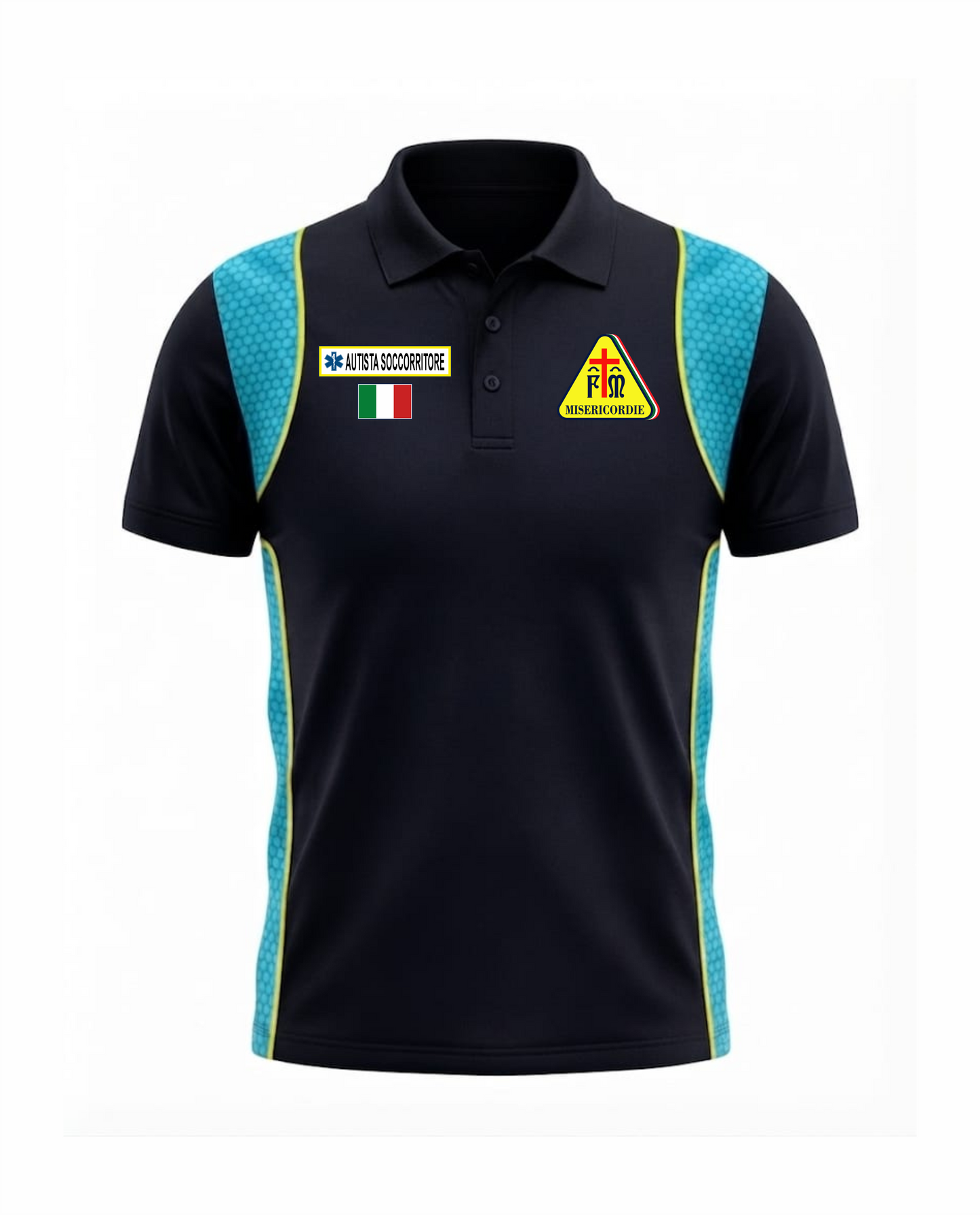 Polo ESO 2.0 blu scuro Misericordie