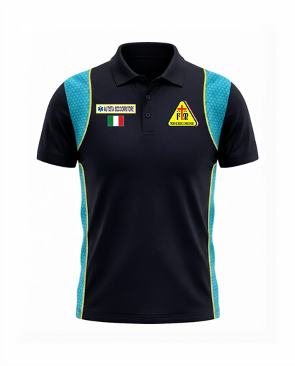 Polo ESO 2.0 blu scuro Misericordie