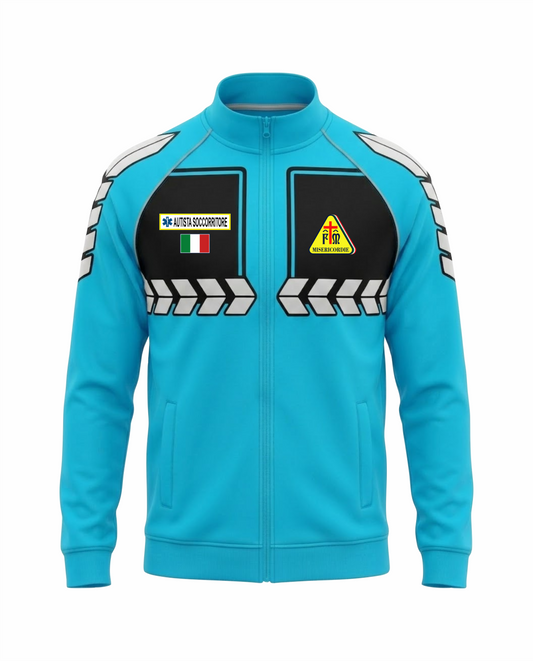Giacchetta azzurra Alta Visibilità JACKET Misericordie