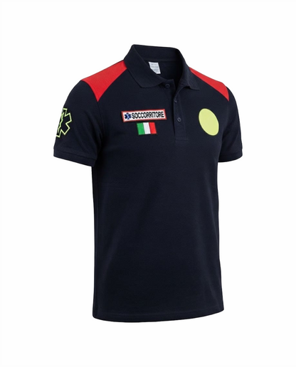 N01 Polo blu SoccorriStore