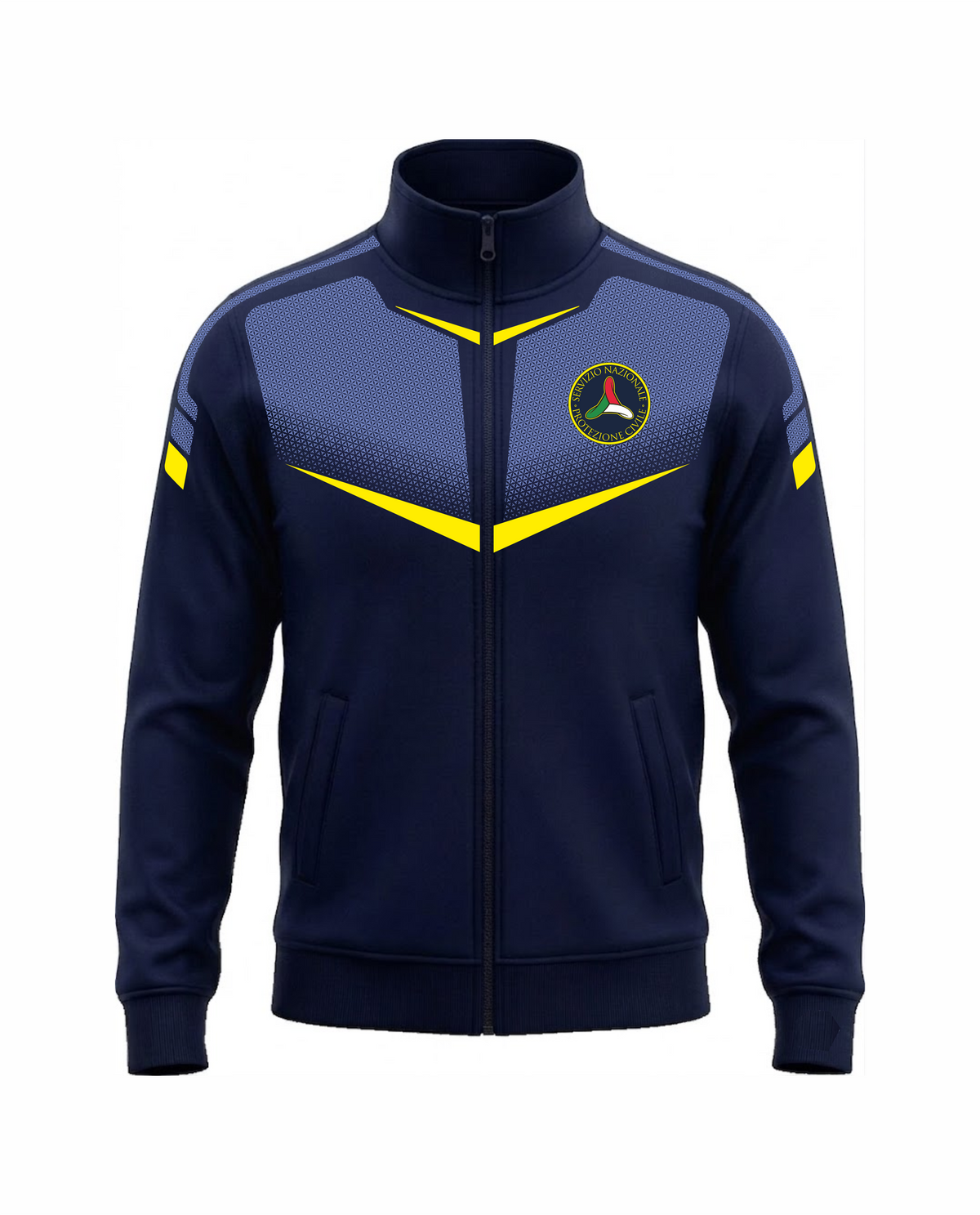G31B Felpa TRF blu scuro PROTEZIONE CIVILE