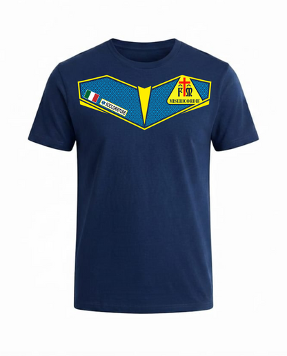 T-shirt C2 blu scuro Misericordie