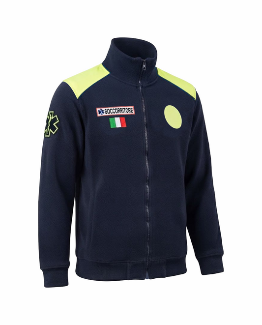 B72 Felpa blu scuro SoccorriStore