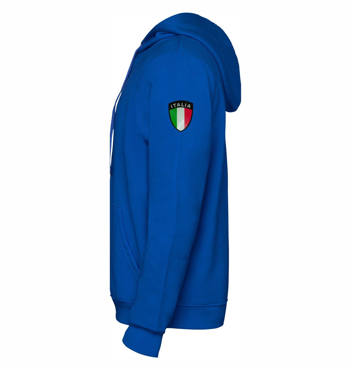 Felpa azzurra con cappuccio dell'ANPAS