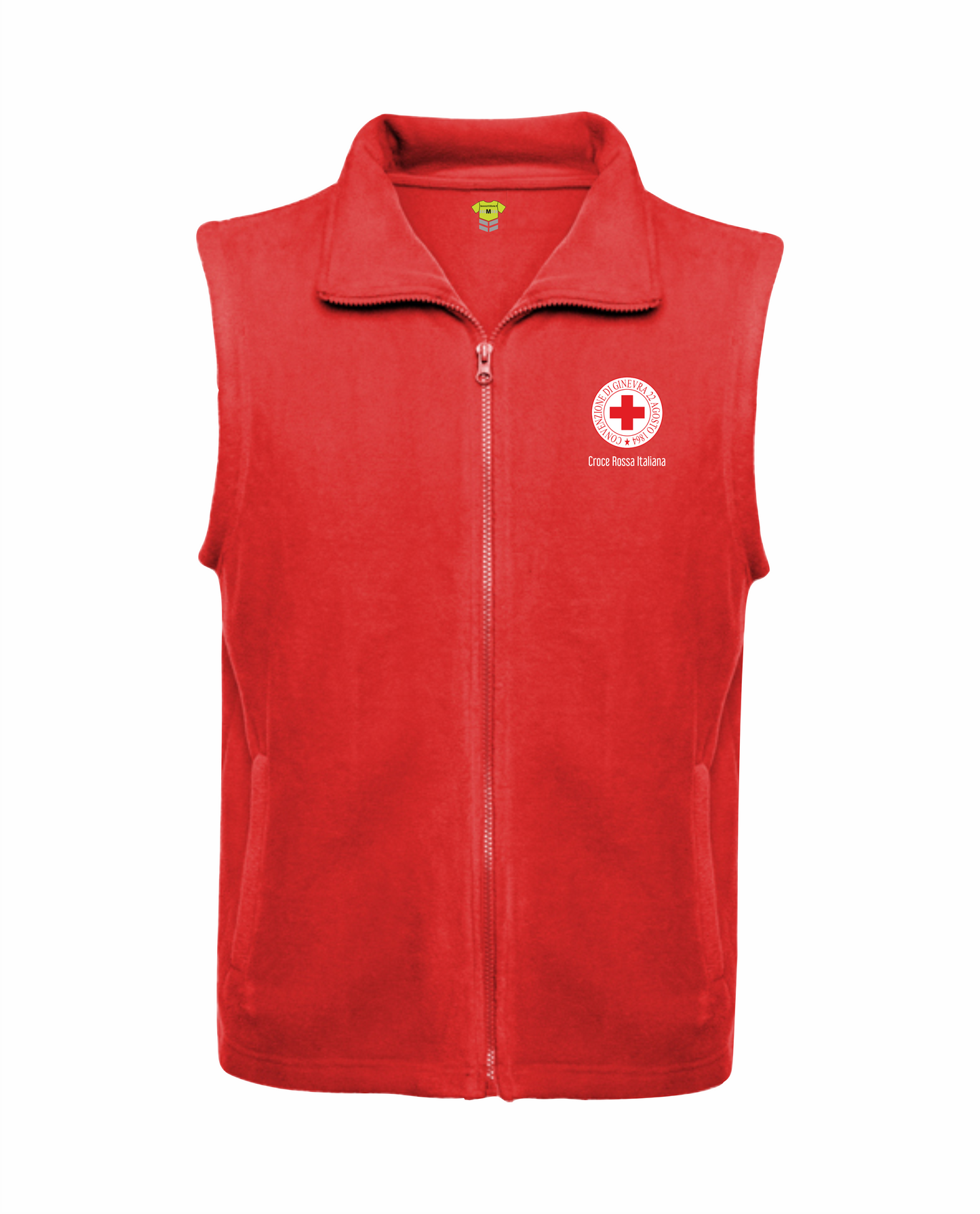 Giacca smanicata in pile